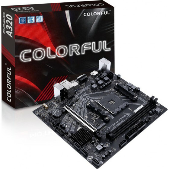 Colorful A320M-M.2 PRO V15 DDR4 AMD RYZEN AM4 Socket - (110003192711)