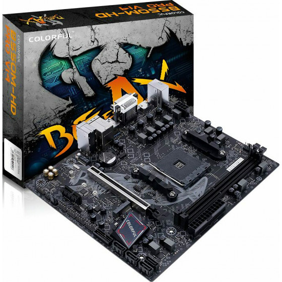 Colorful B550M-HD PRO BATTLE-AX V14 DDR4 AMD RYZEN AM4 Socket - (110001205301)