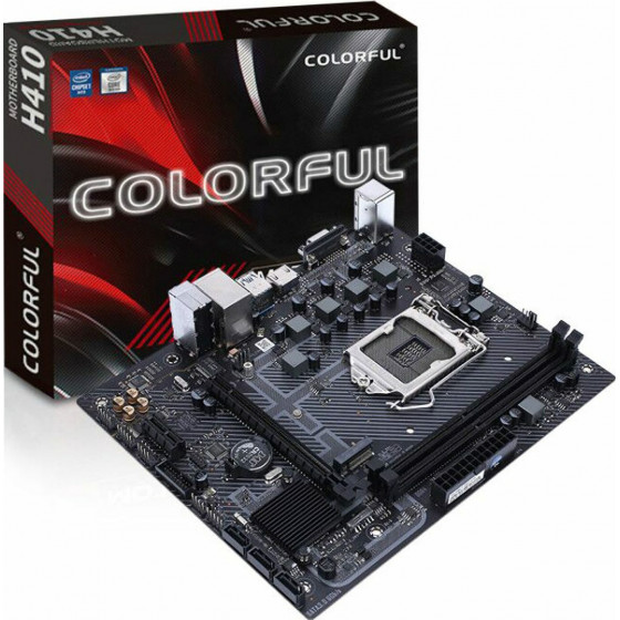 Colorful H410M-T PRO V20 DDR4 10th Gen Intel Core Socket 1200 - (110003208501)