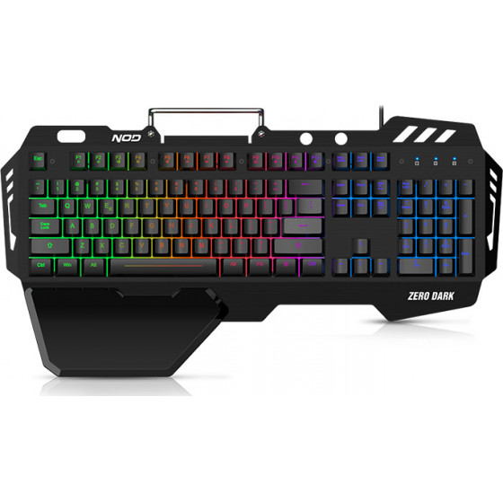 Nod Zero Dark Gaming Keyboard With Handrest - (141-0173)