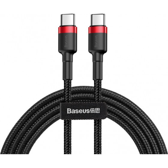 BASEUS ������� USB Type-C 3A 60W PD2.0 2m �����-������� - (CATKLF-H91)