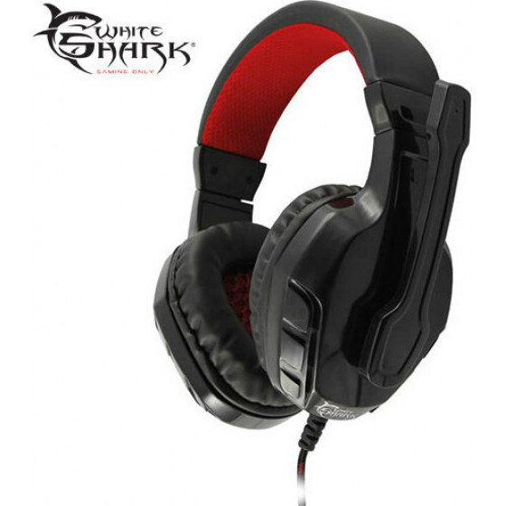 White shark headset panther black/red - (GHS-1641)