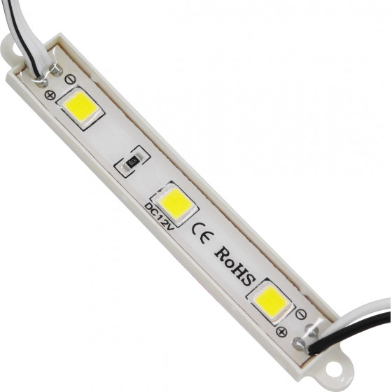 GloboStar 20 ������� x LED Modules 3 x SMD 5050 0.8W 80lm DC 12V ��������� IP66 ����� ����� 6000K - (73701)