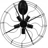 GloboStar FAN Vintage Industrial ��������� ������ ������ �������� ����� ��������� ������ �46 x �22 x �46 x �46cm - (01163)