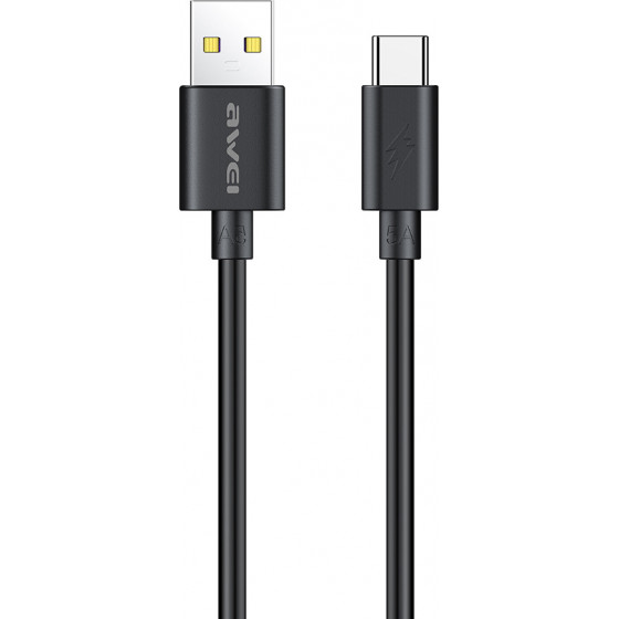 Awei ������� USB �� Type-C CL-110T 5A 1m ����� - (AW-CL-110T)