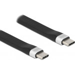 DeLock ������� USB 3.2 Gen 2 Type-C 10Gbps 3A FPC flat 13.5cm - (85770)