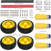 Keyestudio motor wheel kit ��� smart car - (KS0324)