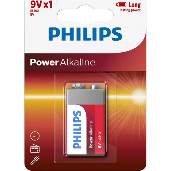 PHILIPS Power ��������� ��������� 6LR61P1B/10 6LR61 9V 1��� - (6LR61P1B-10)