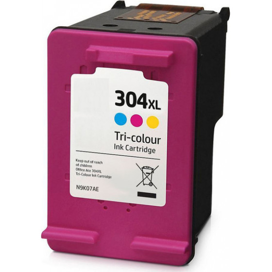 ������� Inkjet ��� HP 304 XL 13ml color OEM - (INK-H304XLC)