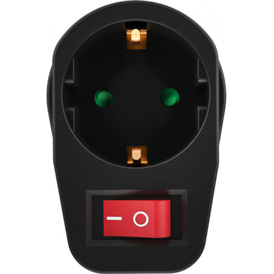 POWERTECH ���������� �������� 1x schuko 16A ������ - (PT-810)