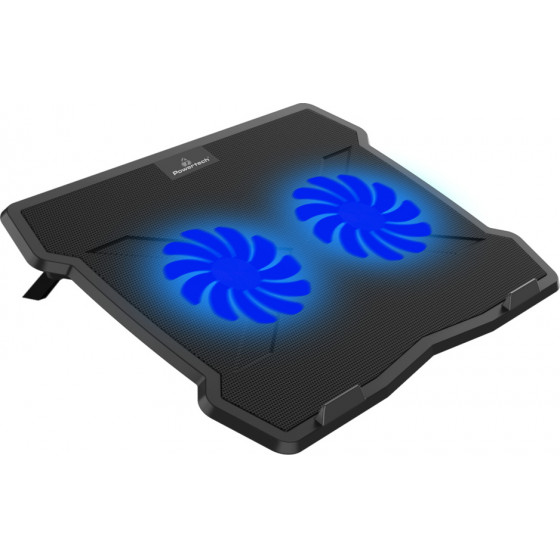 POWERTECH ���� & ���� laptop ��� 15.6 2x 125mm fan LED ����� - (PT-930)