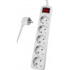 POWERTECH ��������� 5x schuko 16A 1.5m ������ - (PT-874)