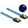 POWERTECH ������� SATA III 7pin �� UV ��������� 0.7m ���� - (CAB-W037)