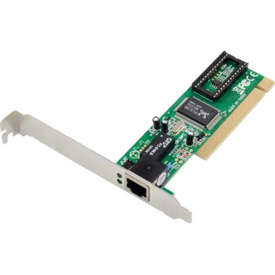 POWERTECH ����� ��������� PCIe �� 1x RJ45 RTL8139D - (ST701)