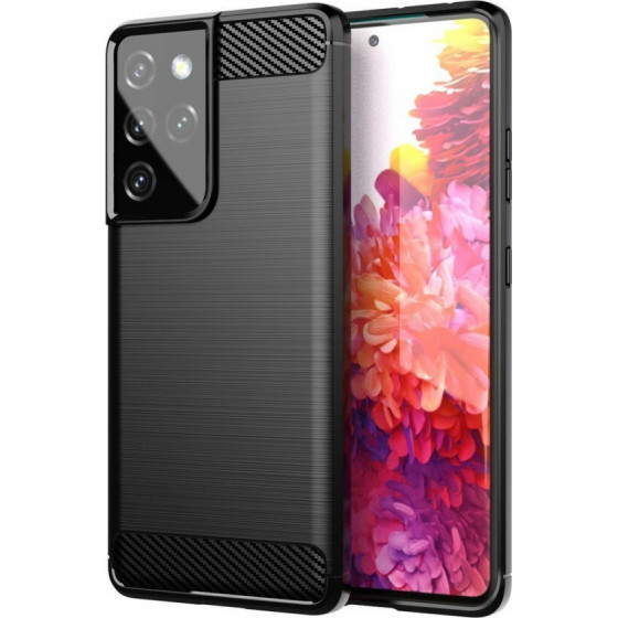 POWERTECH ���� Carbon Flex ��� Samsung Galaxy S21 5G ����� - (MOB-1592)