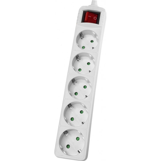 POWERTECH rewirable ��������� 5x schuko 16A ������ - (PT-886)