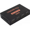 POWERTECH splitter HDMI �� 4x HDMI 4K 3D ����� - (PTH-048)