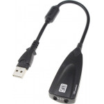 POWERTECH USB ����� ���� USB2.0 7.1 2x 3.5mm ����� - (ST16)