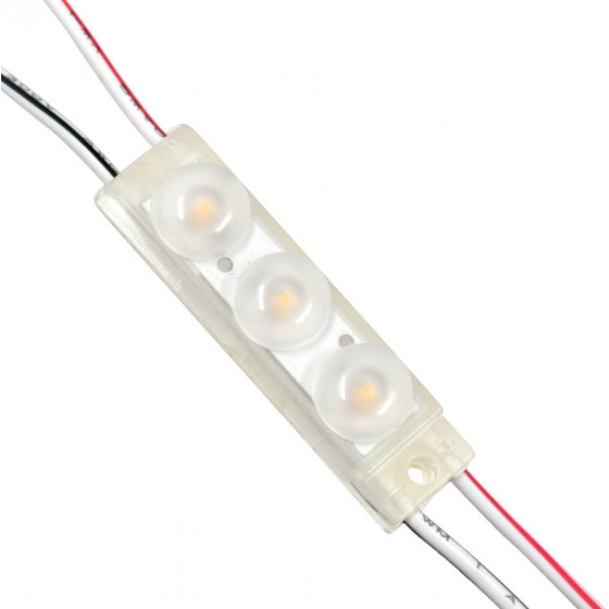 GloboStar 20 ������� x LED Modules 3 x SMD 3030 LUMILED LUXEON CHIP 1W 120lm DC 12V ��������� IP67 ����� ����� 3000K - (73710)