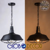 GloboStar BARN Vintage Industrial �������� ��������� ������ �������� 1 x E27 ����� ��������� ������� �46 x Y25cm - (01048)