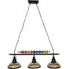 GloboStar BILLIARD SERIES Vintage Industrial �������� ��������� ������ ������� 3 x E27 M���� ��������� �96 x �25 x �30cm - (01280)