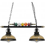 GloboStar BILLIARD Vintage Industrial �������� ��������� ������ ������ 2 x E27 M���� ��������� �71 x �25 x �30cm - (00972)