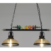GloboStar BILLIARD Vintage Industrial �������� ��������� ������ ������ 2 x E27 M���� ��������� �71 x �25 x �30cm - (00972)