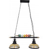 GloboStar BILLIARD Vintage Industrial �������� ��������� ������ ������ 2 x E27 M���� ��������� �71 x �25 x �30cm - (00972)