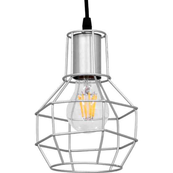 GloboStar CAGE Vintage Industrial �������� ��������� ������ �������� 1 x E27 ����� ��������� ������ �15 x Y22cm - (00951)