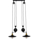 GloboStar CARILO Vintage Industrial �������� ��������� ������ ������ 2 x E27 ����� ��������� �� ����������� �������� �72 x �26 x �120cm - (01550)
