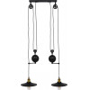 GloboStar CARILO Vintage Industrial �������� ��������� ������ ������ 2 x E27 ����� ��������� �� ����������� �������� �72 x �26 x �120cm - (01550)