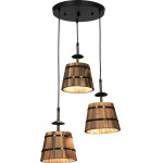 GloboStar CEBU ��� Vintage �������� ��������� ������ ������� 3 x E27 ��������� ������ �40 x Y210cm - (00888)