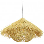 GloboStar CHEOPE Vintage �������� ��������� ������ �������� 1 x E27 ���� ������ ������ Rattan �45 x �35cm - (01599)