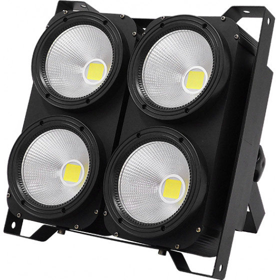 GloboStar ��������� LED COB DMX512 Strobe Blinder Matrix Light 400 Watt (4x100w) ����� ����� 6000k - (51161)