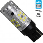 GloboStar ��������� LED Extreme Series Can-Bus 3�� ������ �� ���� T20 7440 15W 12v ����� ����� 6000k - (81149)