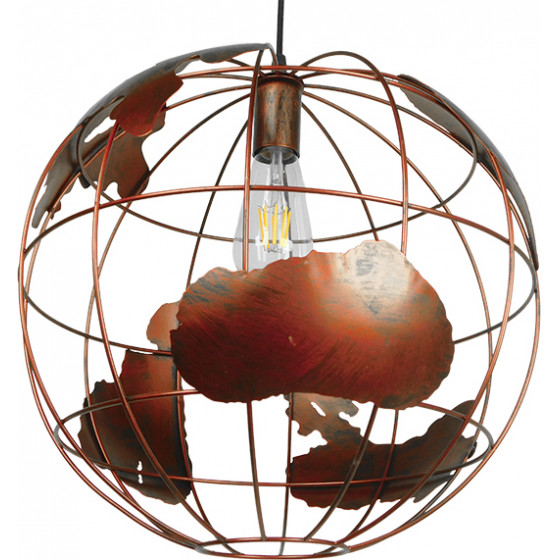 GloboStar EARTH Vintage Industrial �������� ��������� ������ �������� 1 x E27 ���� ������� ��������� ������ �40 x �40cm - (01665)