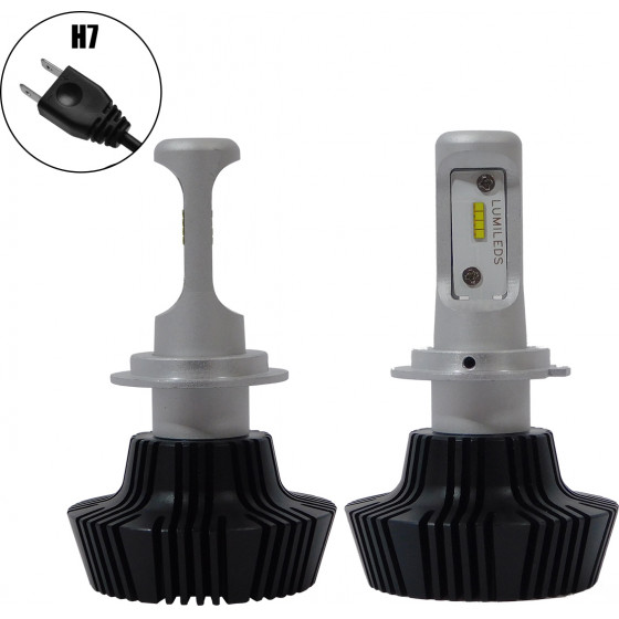 GloboStar H7 LED HID KIT ������� �������� 3rd Generation Can Bus Extreme Version Luxeon Zes Chip 80 Watt 8000 Lumens DC 12-24 Volt 6000k - (81664)