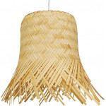 GloboStar HAWAII Vintage �������� ��������� ������ �������� 1 x E27 ���� ������ ������ Bamboo �40 x �43cm - (01103)