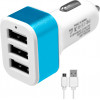GloboStar ���� ��������� ����������� DC 12-24V �� 3 ������� USB DC 5V Max 3.1A 20W ��� ������� USB �� Type-C - (79503)