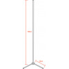 GloboStar �������� Minimal ���������� ����� ��������� 150cm LED 24 Watt �� �������� ����������� ���� 2.4G RF & Dimmer CCT - ����� - ������ - ����� ALIEN Design - (GLOBO-150-10)