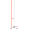 GloboStar �������� Minimal ���������� ����� ��������� 150cm LED 24 Watt �� �������� ����������� RF & Dimmer RGB ��������� ALIEN Design - (GLOBO-150-8)