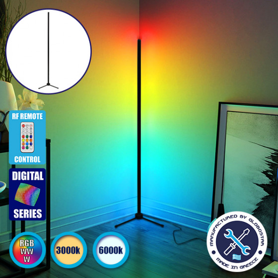 GloboStar �������� Minimal ���������� ����� ��������� 200cm LED 32 Watt �� �������� ����������� 2.4G RF & Dimmer RGBW+WW ��������� Digital Magic Dot Pixel ALIEN Design - (GLOBO-200-11)