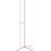 GloboStar �������� Minimal ���������� ����� ��������� 200cm LED 32 Watt �� �������� ����������� ���� 2.4G RF & Dimmer CCT - ����� - ������ - ����� ALIEN Design - (GLOBO-200-10)