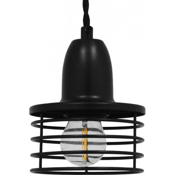 GloboStar MANHATTAN �������� Industrial �������� ��������� ������ �������� 1 x E27 ��������� ����� ������� �11 x �14cm - (01456)