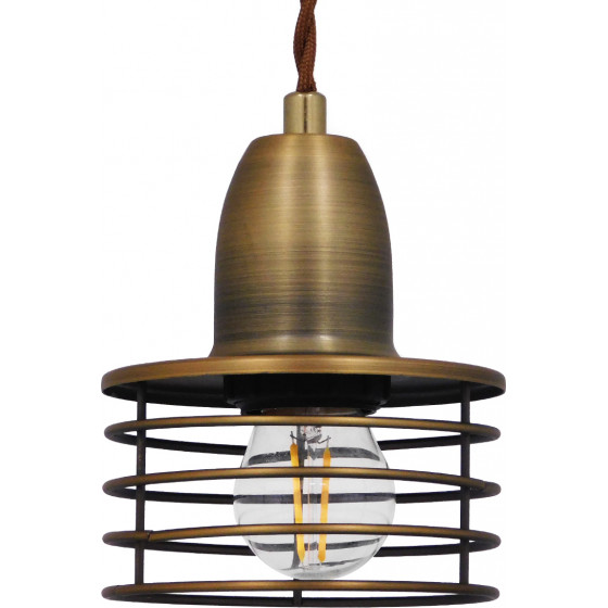 GloboStar MANHATTAN �������� Industrial �������� ��������� ������ �������� 1 x E27 ��������� ����� ������� �11 x �14cm - (01454)