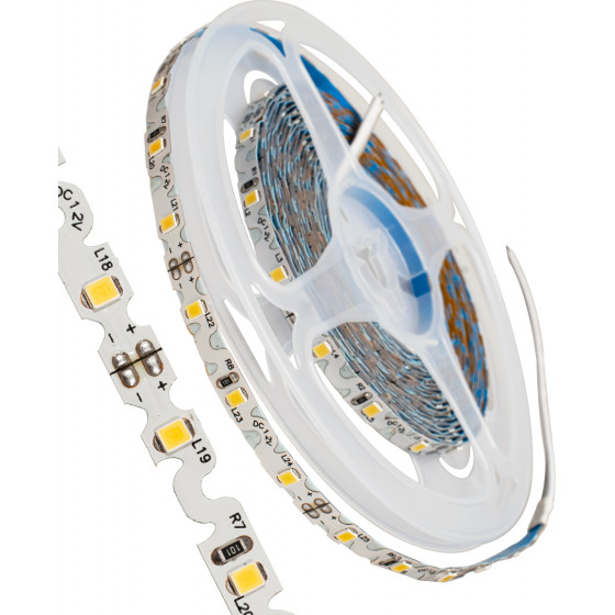 GloboStar ������ LED ����� S ���� ���� SMD 2835 5m 6W/m 60LED/m 924lm/m 120� DC 12V IP20 ����� ����� 3000K - 5 ������ ������� - (70042)
