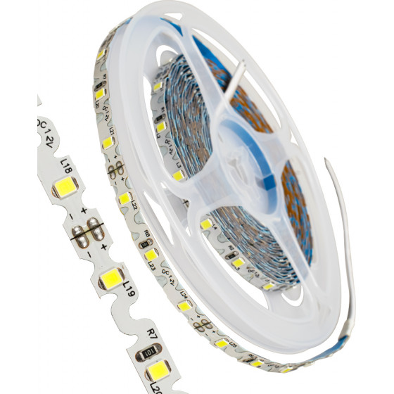 GloboStar ������ LED ����� S ���� ���� SMD 2835 5m 6W/m 60LED/m 960lm/m 120� DC 12V IP20 ����� ����� 6000K - 5 ������ ������� - (70040)