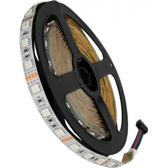 GloboStar ������ LED SMD 5050 5m 14.4W/m 60LED/m 1454 lm/m 120� DC 12V IP20 RGB - 5 ������ ������� - (70029)