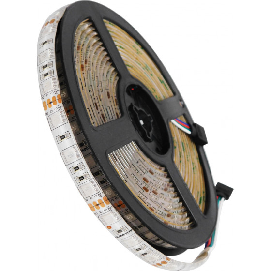 GloboStar ������ LED SMD 5050 5m 14.4W/m 60LED/m 1454lm/m 120� DC 12V ��������� IP65 RGB - 5 ������ ������� - (70129)