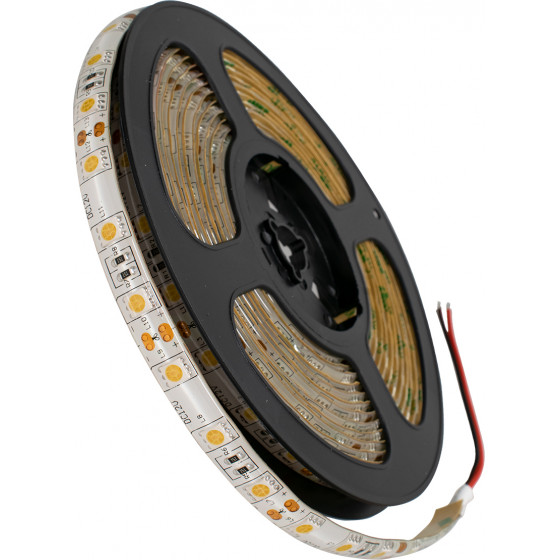 GloboStar ������ LED SMD 5050 5m 14.4W/m 60LED/m 1497lm/m 120� DC 12V ��������� IP65 ����� ����� 3000K - 5 ������ ������� - (70122)
